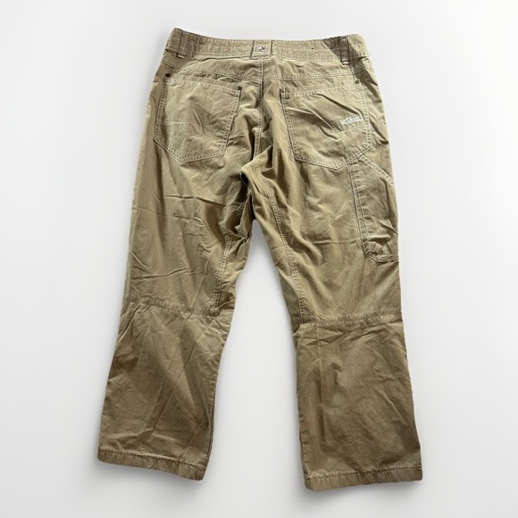 Kuhl Revolvr Pants Mens 34x27 Khaki Stretch Hiking Outdoor Patina Dye Gorpcore - Picture 2 of 16